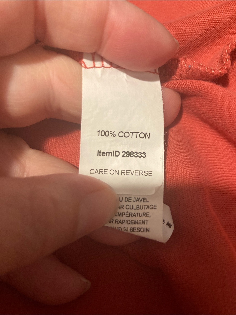 L.L. Bean Pinkish Orange LS Shirt 2X - Picture 8 of 8